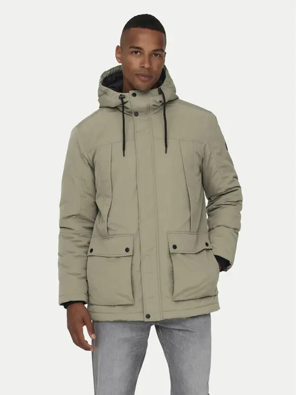 Only & Sons Only & Sons Parka Jayden 22022654 Bež Regular Fit