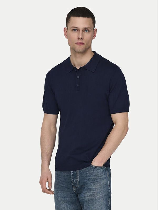 Only & Sons Only & Sons Polo Wyler 22022219 Tamnoplava Regular Fit