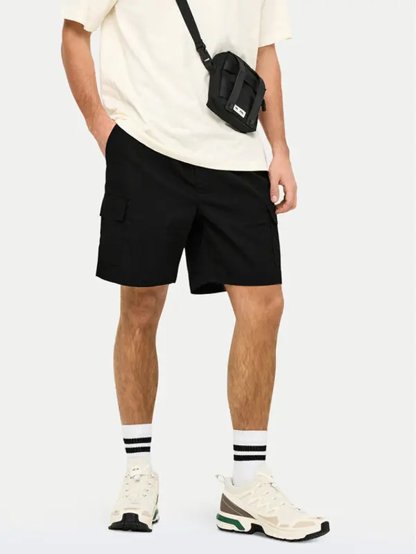 Only & Sons Only & Sons Sportske kratke hlače Kal 22034462 Crna Slim Fit