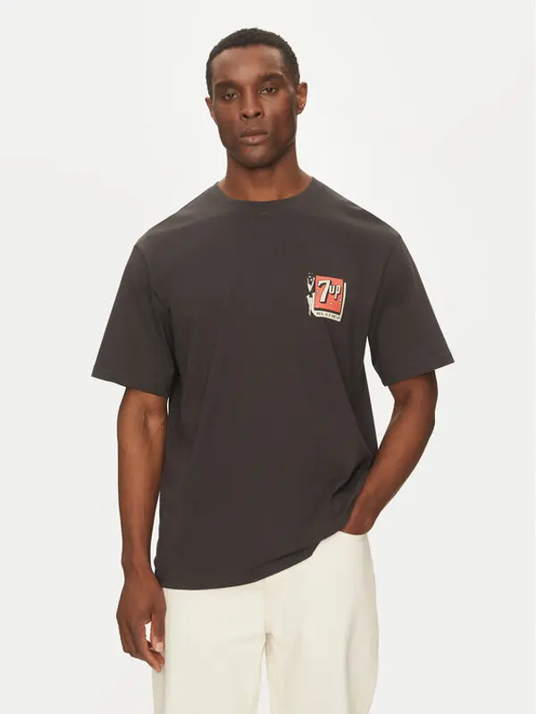 Only & Sons Only & Sons T-shirt 7Up 22033847 Crna Relaxed Fit