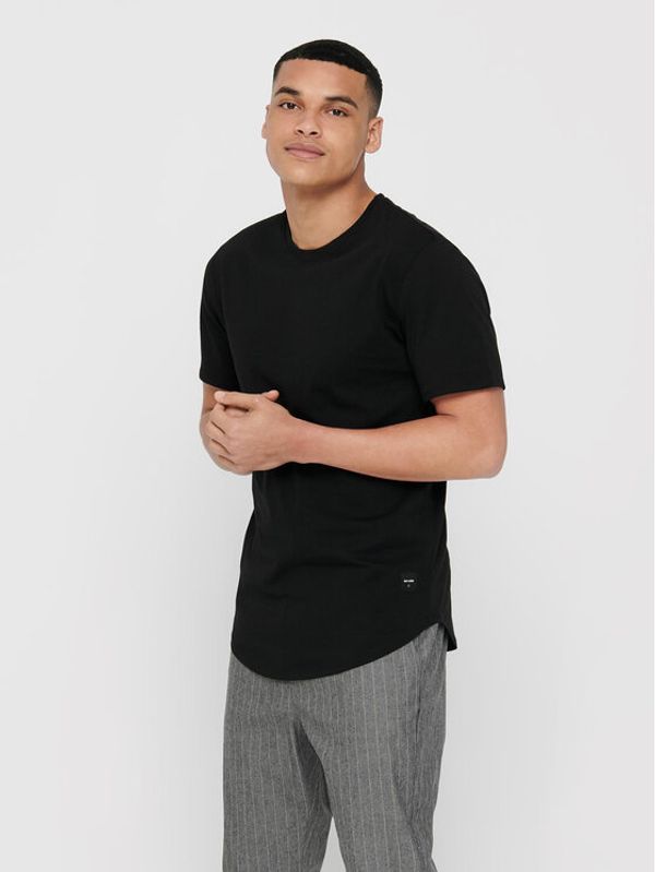 Only & Sons Only & Sons T-shirt Matt 22002973 Crna Regular Fit