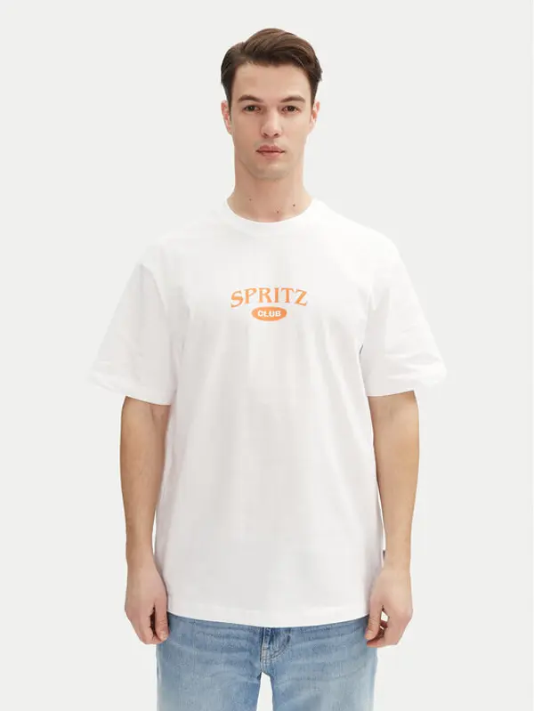Only & Sons Only & Sons T-shirt Spritz 22034398 Bijela Relaxed Fit
