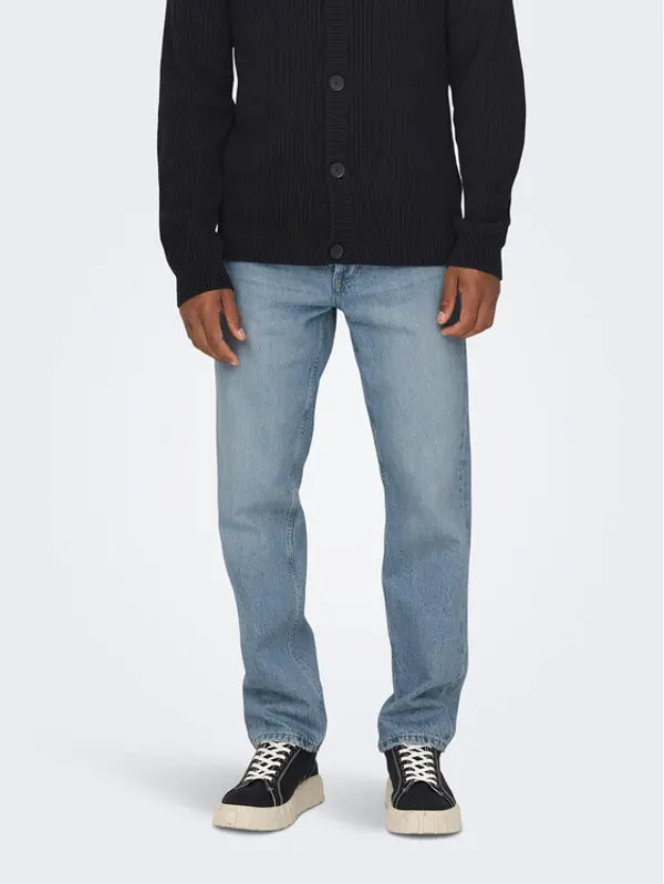 Only & Sons Only & Sons Traperice Edge 22026986 Plava Loose Fit