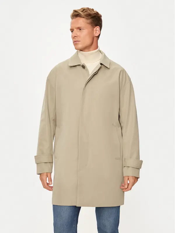 Only & Sons Only & Sons Trench Mac 22030393 Bež Regular Fit