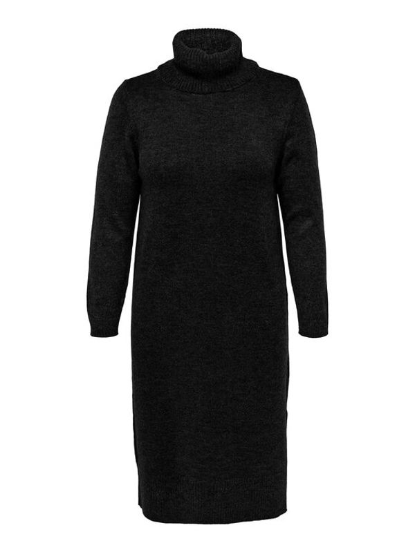 ONLY Carmakoma ONLY Carmakoma Džemper haljina 15283137 Crna Box Fit