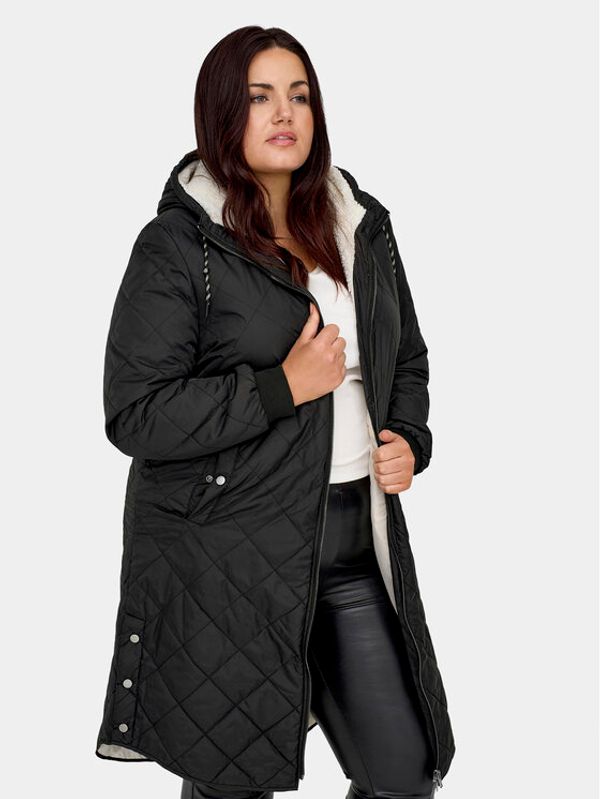 ONLY Carmakoma ONLY Carmakoma Prijelazna jakna 15295516 Crna Regular Fit