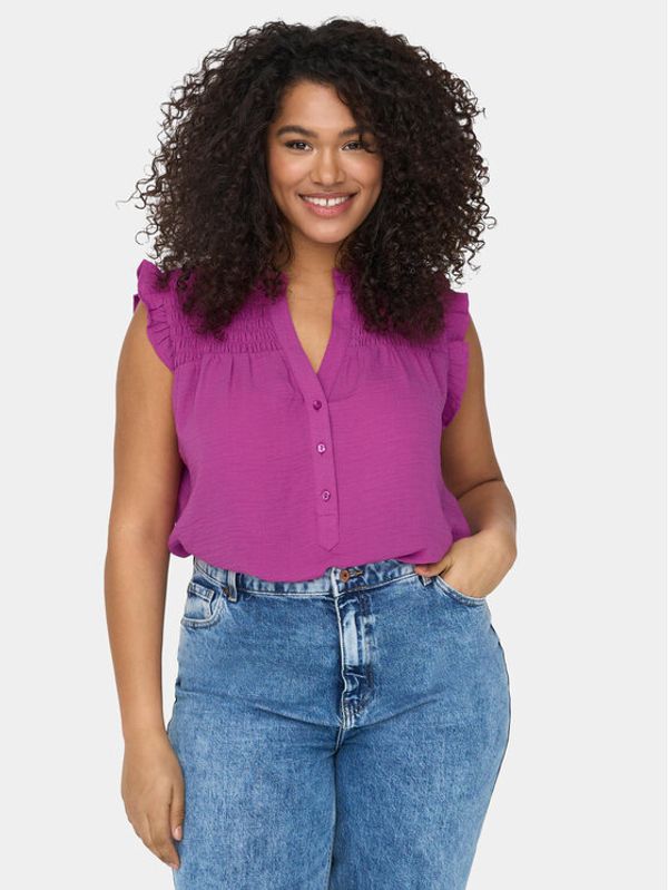 ONLY Carmakoma ONLY Carmakoma Top 15284993 Ružičasta Regular Fit