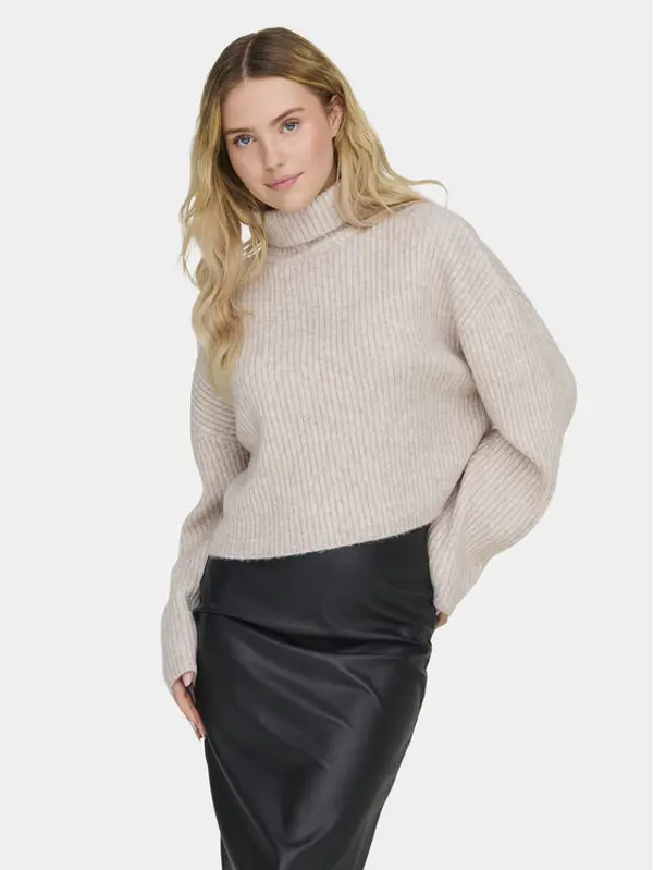Only ONLY Dolčevita Melanie 15321177 Bež Regular Fit