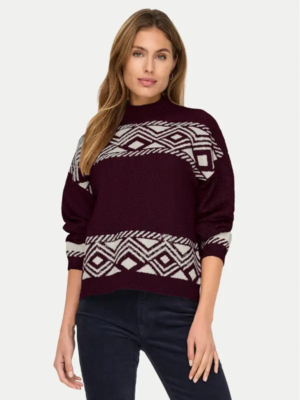Only ONLY Dolčevita Victoria 15321179 Ljubičasta Regular Fit
