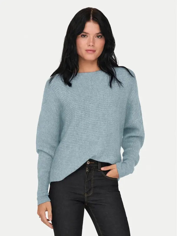 Only ONLY Džemper 15168705 Plava Regular Fit