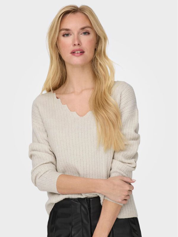 ONLY ONLY Džemper 15297168 Bež Regular Fit