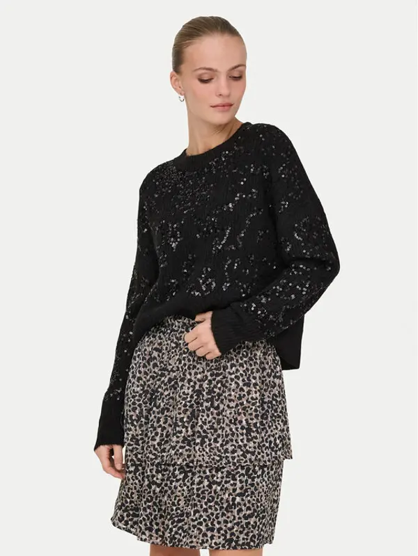 Only ONLY Džemper Alta 15353230 Crna Regular Fit