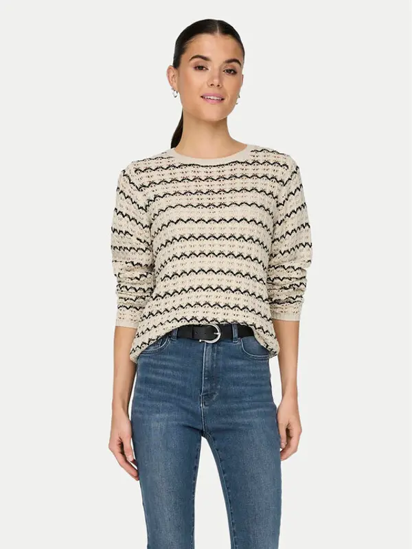 Only ONLY Džemper Asa 15324522 Bež Regular Fit