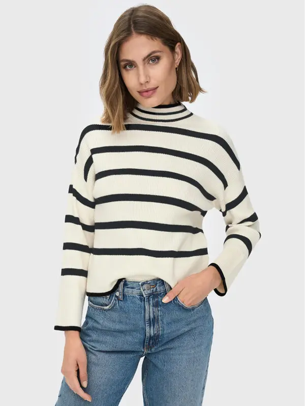 Only ONLY Džemper Fibi 15259096 Bež Regular Fit