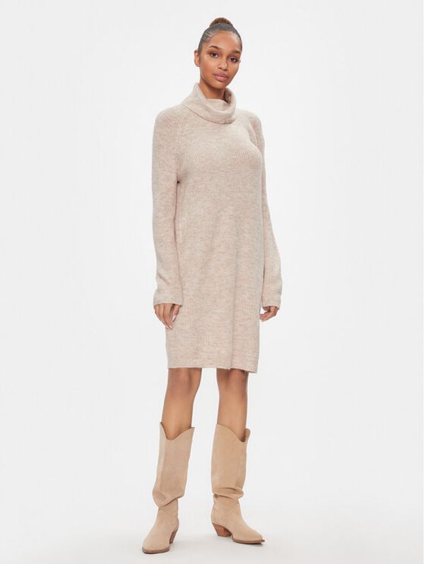 ONLY ONLY Džemper haljina 15306945 Bež Relaxed Fit