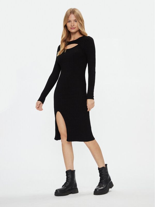 ONLY ONLY Džemper haljina 15307302 Crna Regular Fit