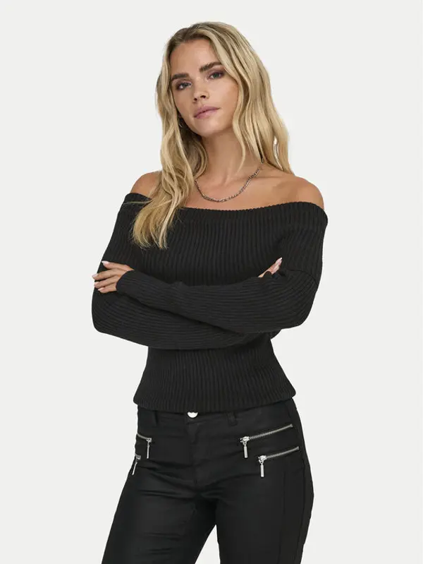 Only ONLY Džemper Katia 15311830 Crna Regular Fit