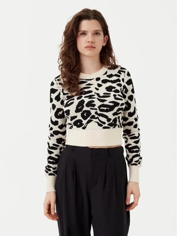 Only ONLY Džemper Lima 15339828 Bež Cropped Fit