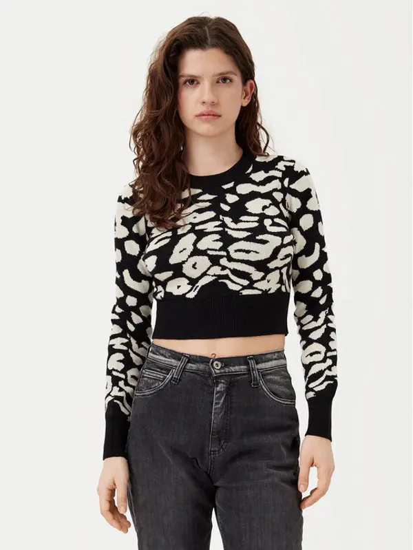 Only ONLY Džemper Lima 15339828 Crna Cropped Fit
