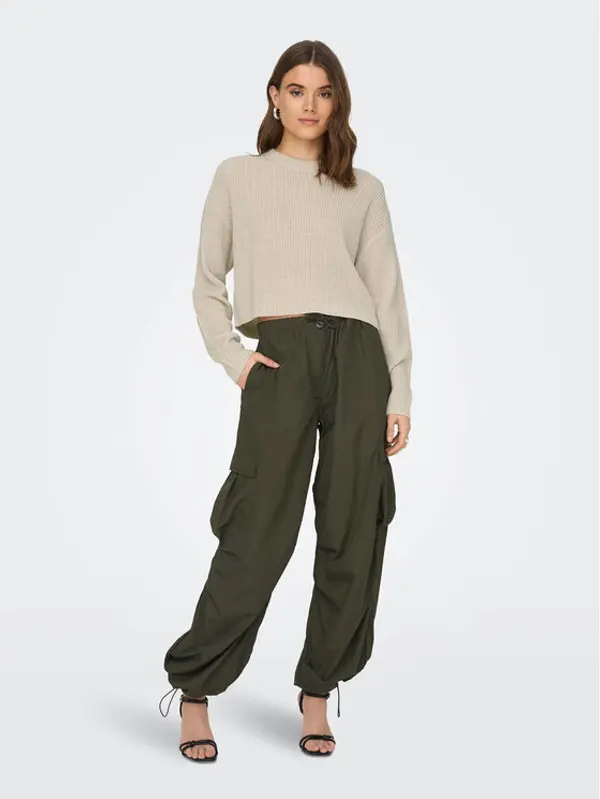 Only ONLY Džemper Malavi 15284453 Bež Regular Fit