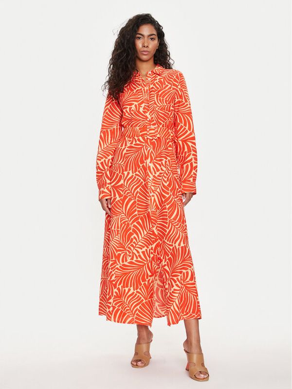 ONLY ONLY Haljina košulja Callie 15318799 Narančasta Regular Fit