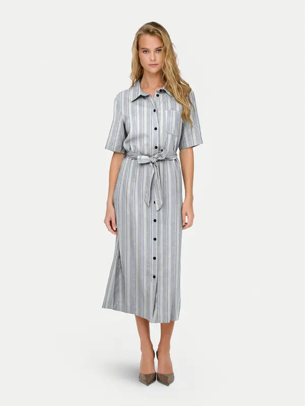 Only ONLY Haljina košulja Caro 15338884 Plava Regular Fit