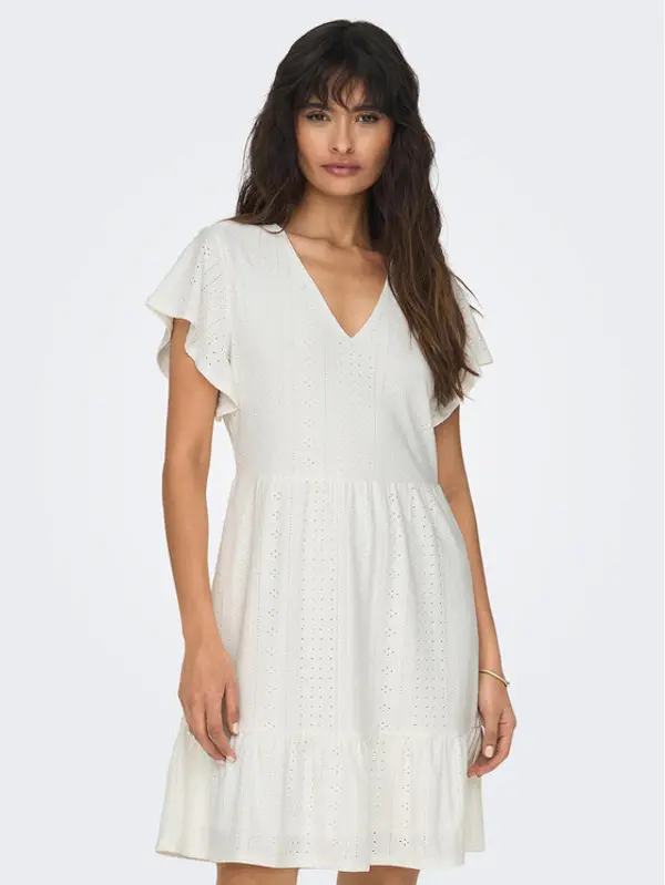 Only ONLY Haljina za svaki dan 15289687 Bijela Regular Fit