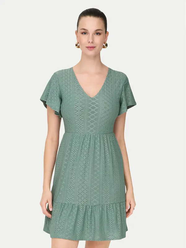 Only ONLY Haljina za svaki dan 15289687 Zelena Regular Fit