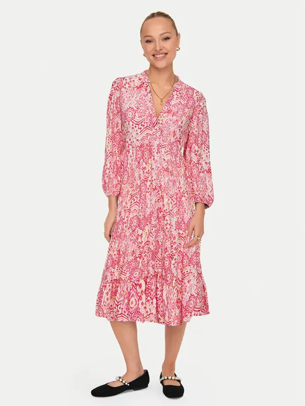 Only ONLY Haljina za svaki dan Milana 15308233 Ružičasta Regular Fit