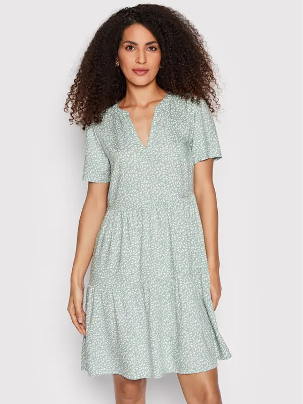 Only ONLY Haljina za svaki dan Zally 15262674 Zelena Relaxed Fit