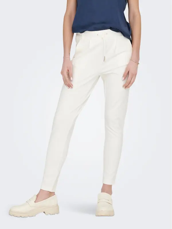 Only ONLY Hlače 15115847 Bijela Regular Fit