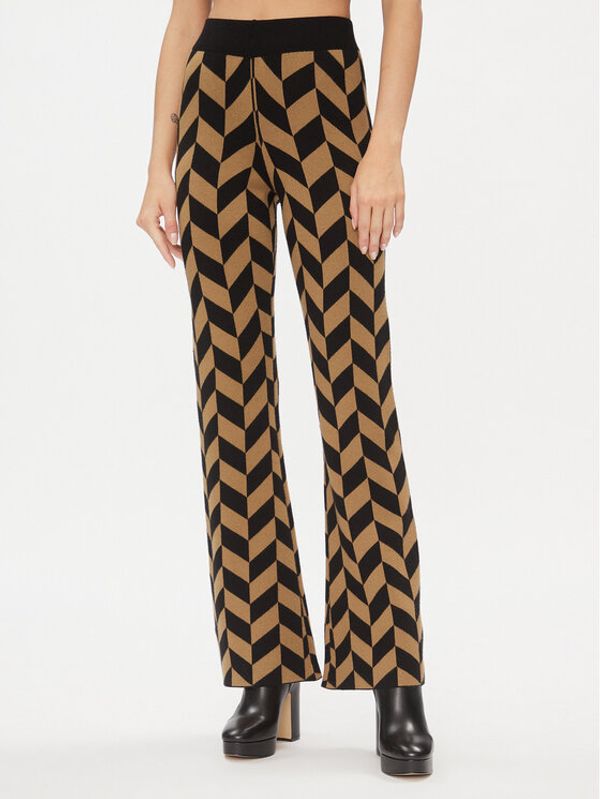 ONLY ONLY Hlače 15302271 Smeđa Flare Fit