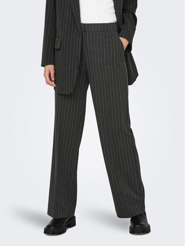 ONLY ONLY Hlače 15304267 Siva Straight Fit