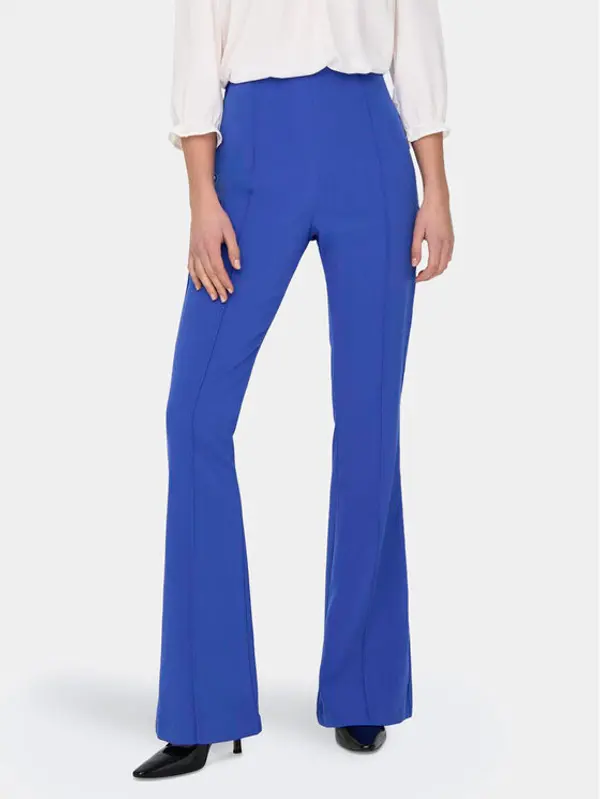 Only ONLY Hlače Astrid 15318359 Plava Flared Fit