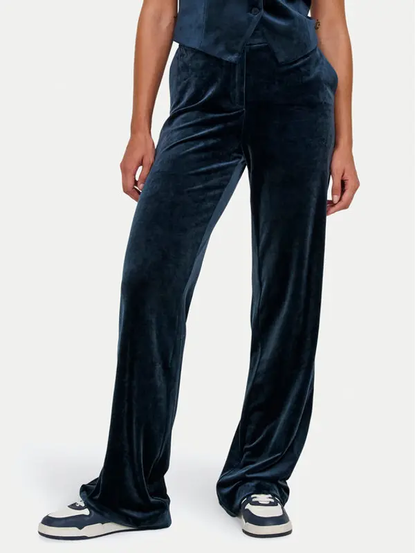Only ONLY Hlače Kayle 15335852 Tamnoplava Straight Fit