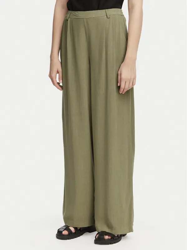 Only ONLY Hlače Lemmia 15370398 Zelena Regular Fit
