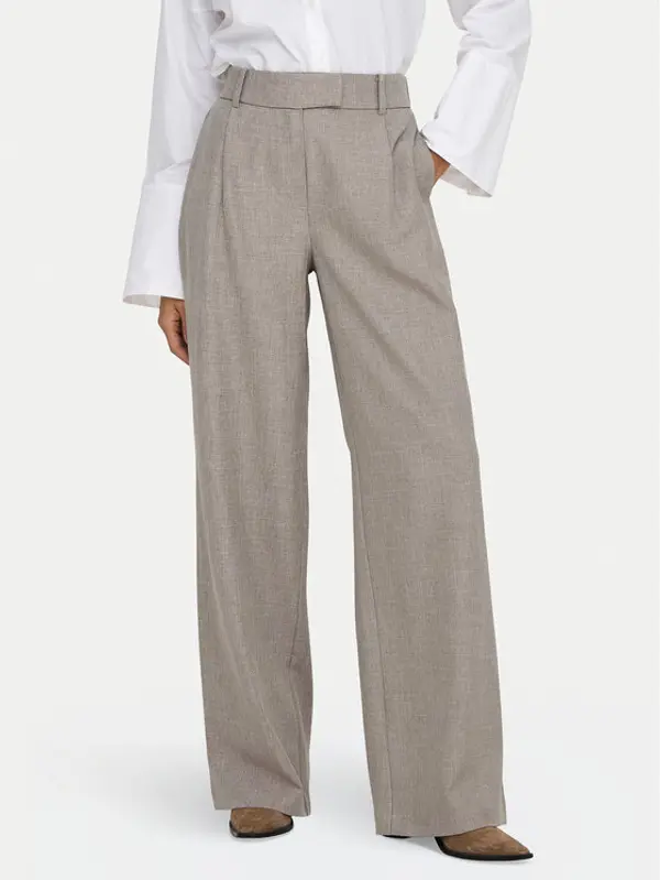 Only ONLY Hlače Linda 15336761 Bež Straight Fit