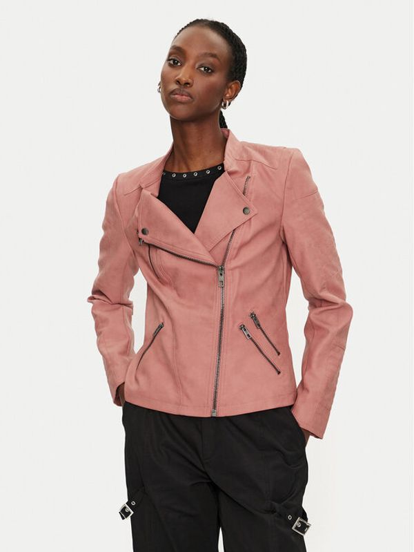 ONLY ONLY Jakna od imitacije kože Ava 15102997 Ružičasta Regular Fit