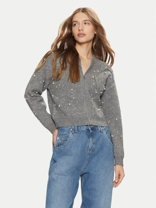 Only ONLY Kardigan Franka 15334886 Siva Oversize