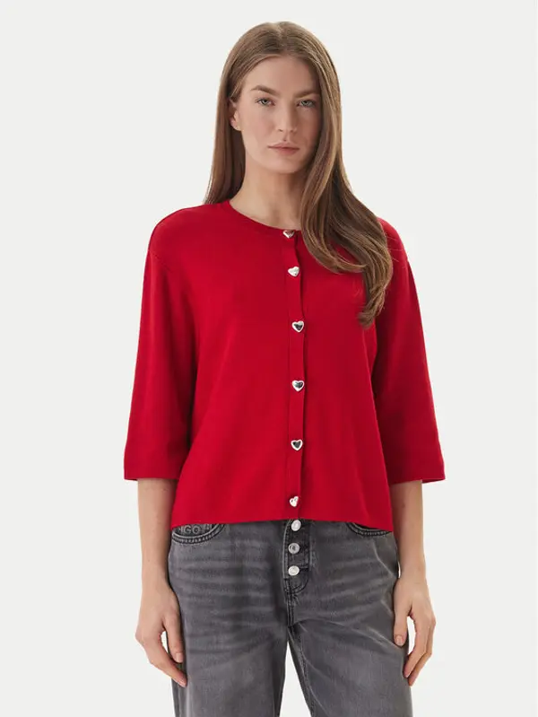 Only ONLY Kardigan Maisie 15364920 Crvena Regular Fit