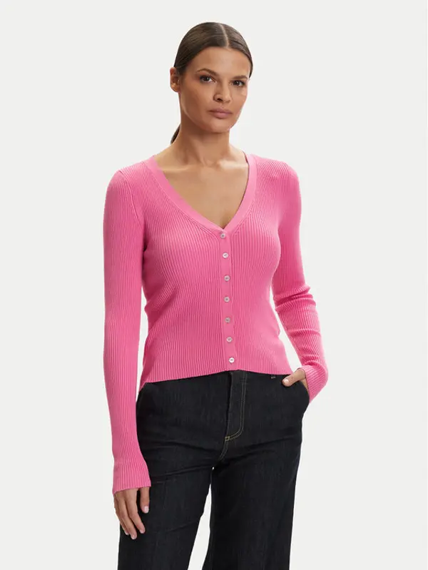 Only ONLY Kardigan Mist 15363392 Ružičasta Slim Fit