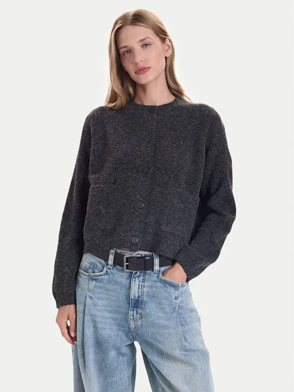 Only ONLY Kardigan Piemonte 15344118 Siva Regular Fit