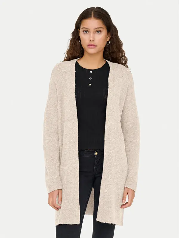 Only ONLY Kardigan Talio 15358604 Bež Regular Fit