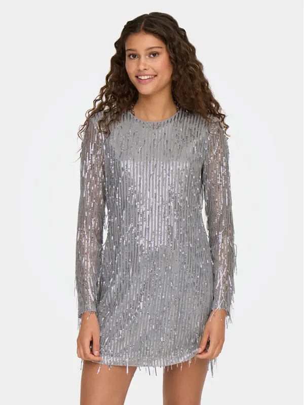Only ONLY Koktel haljina Anika 15336062 Plava Regular Fit