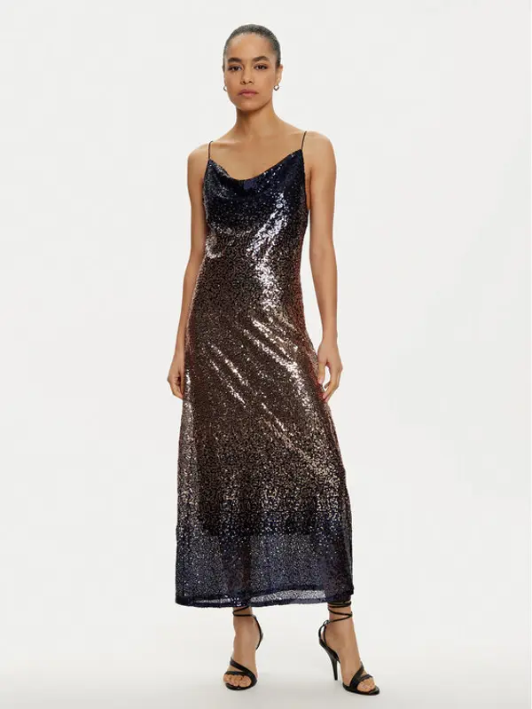 Only ONLY Koktel haljina Lola 15334031 Smeđa Regular Fit