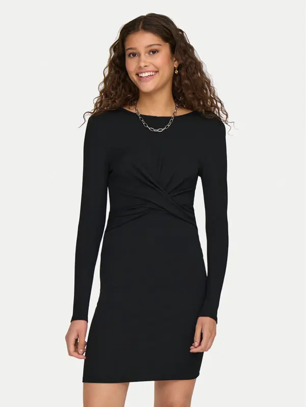 Only ONLY Koktel haljina Queen 15189967 Crna Regular Fit