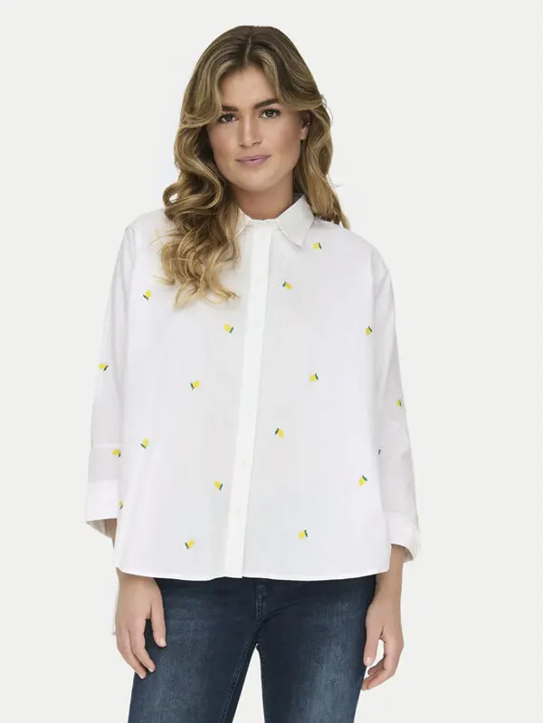 Only ONLY Košulja 15283743 Bijela Box Fit