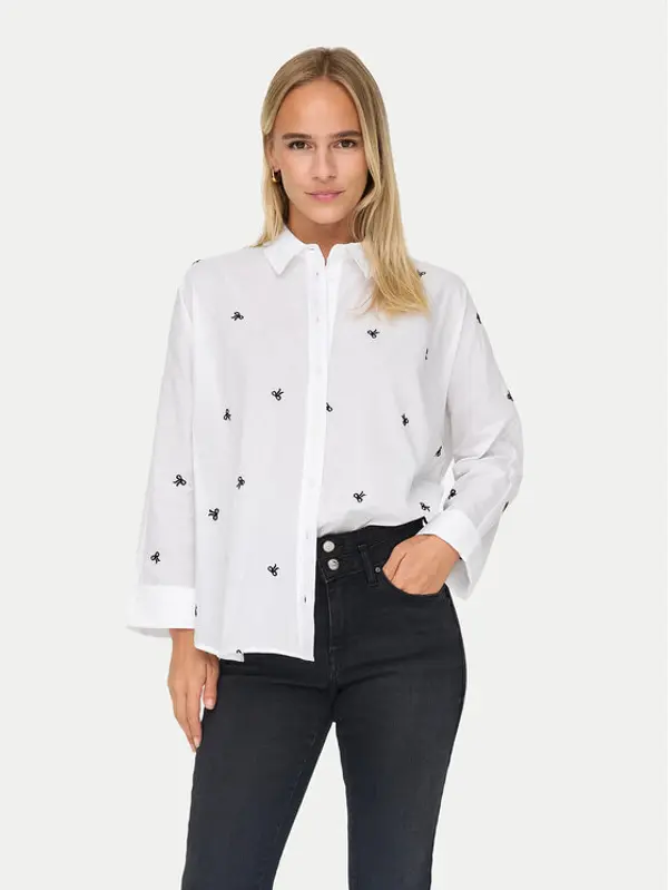 Only ONLY Košulja 15283743 Bijela Box Fit