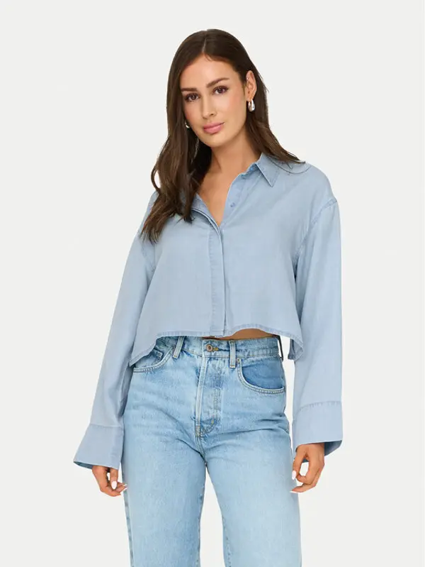 Only ONLY Košulja Charis 15337929 Plava Regular Fit