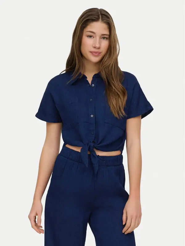 Only ONLY Košulja Leoni 15367290 Tamnoplava Regular Fit